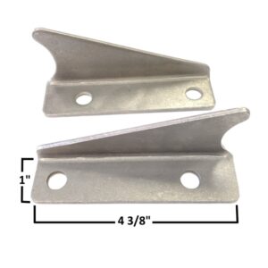 AA-068-A Pinto Rack and Pinion Mounting Bracket, 1/8" Steel, PAIR