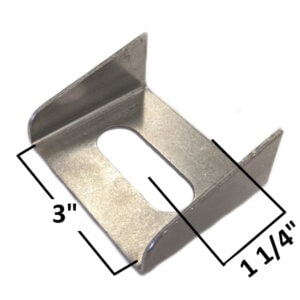 AA-069-A Steering Shaft Bracket, 2 1/2" Long