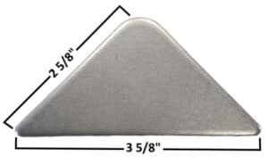 AA-119-B Large Motor Mount Gusset, No Hole