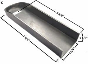 AA-161-C Motor Mount, 1/2" X 1 1/8" Slot