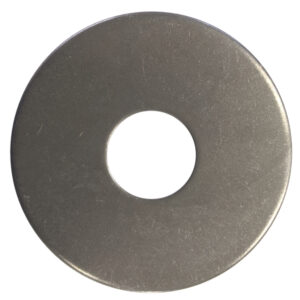 Steel wheel spacer for vehicle wheels, 6 inch diameter, 3/16 inch thickness.
