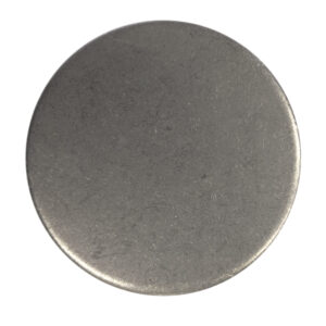 Steel spacer for HVAC or construction applications, 3/16" thickness, 3 1/2" diameter.