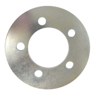5-inch wheel spacer with bolt pattern for vehicle compatibility.