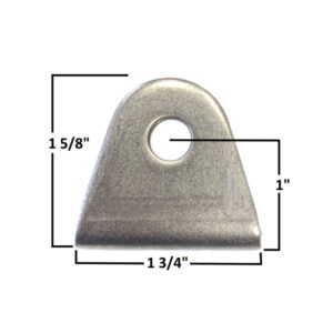 AA-421-C Double Sheer Seat Belt Tab