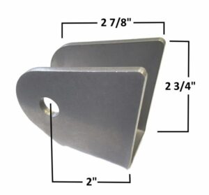 AA-546-B Dana 60 Shock Mount, 1.25" Gap, Flat on bottom