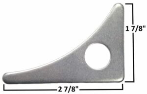 AA-601-A Gusset, 1 7/8" x 2 7/8"
