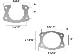 LZ-32 Axle Retainer Plate/Axle Spacer Plate For Late Big Ford