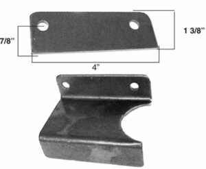 Pedal mount and backing plate for All Season Innovations products.