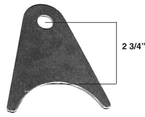 AA-074-A1 BIRDCAGE BRACKET, 1/8" STEEL, 5/8" HOLE