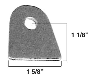 AA-217-A Chassis Tab, 1/8" Steel