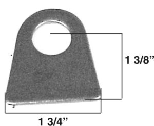 AA-234 Chassis Tab With 3/4" Hole