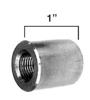 AA-266-A Steel Threaded Steel Bushing, 1" Long