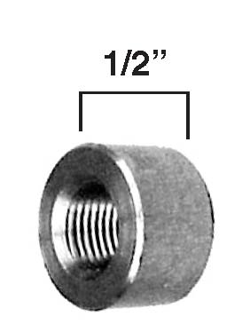 AA-266-B Steel Threaded Steel Bushing, 1/2" Long
