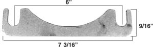 AA-348-A1 A-Arm Shim, 1/8" Aluminum