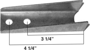 AA-435 Notched Channel Fits 1 1/2" Tubing