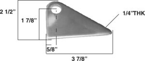 AA-512-C Radius Rob Mount, 3/8" Steel