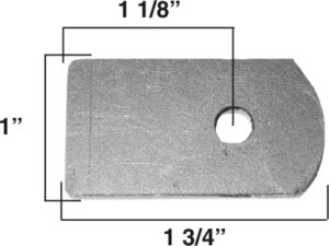 AA-542-B Body Tab, .085" Steel