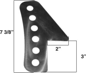 LZ-38 Trailing Arm Mount with 6 Holes