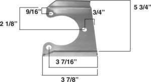 LZ-53-A, Go Kart Bearing (Axle) Mount