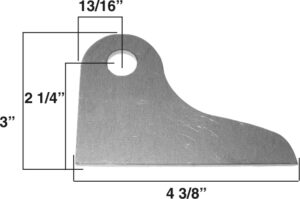 LZ-96-A Upper A-frame Mount, 5/8" Hole