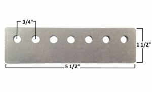 AA-440-B Adjustable Brake Pedal Mount