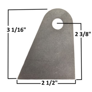 AA-617-A Chassis Tab, 3/16" Steel
