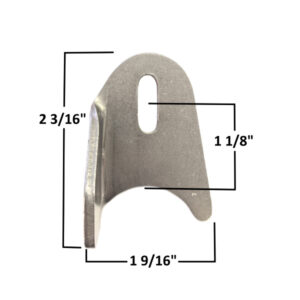 AA-423-C2 Suspension Tab, 1/4" X 3/4" Slot, Left Side