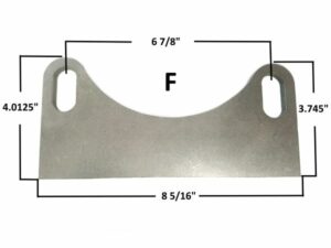 LZ-10-F Left Upper A-Frame Mount, for GM Metric