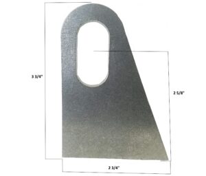 LZ-10-H Upper A-Frame Mount, Slotted for Anti-Dive Bushings