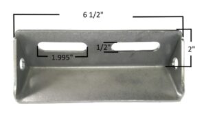 AA-179-C Front Bumper Mount in 3/16" steel, PAIR