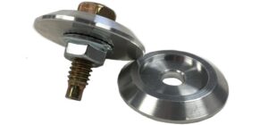 All Season Innovations countersunk body washer for 1/4" bolt and 1 1/4" OD.