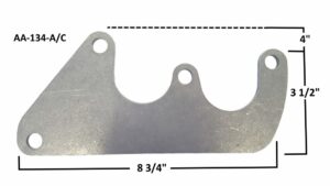 AA-134-C Lift Bar Top Mount, 3/16" Steel