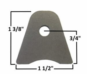 AA-559-C Rear Wing Mounting Tab, 3/8" Hole