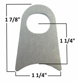AA-599-A Window Net Tab, Fits 1 3/4" Tubing