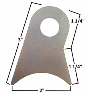 AA-603-A Chassis Tab, Fits 2 1/2" Tubing