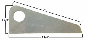 AA-604-A Chassis Tab, 4 1/4" Long