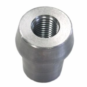AA-613-A Steel Threaded Tube End, Fits 1" ID Tubing, M14 X 1.5mm Thread (RH)
