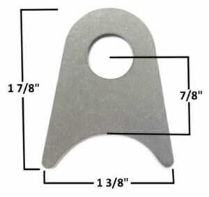 CRM-27-A Radius Tab 1/8" Chromoly