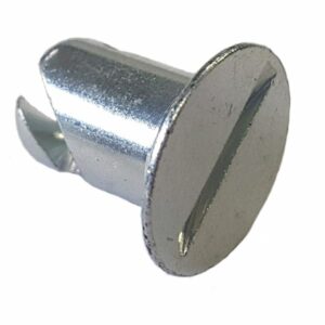 Z-206-B Flush Head Dzus Button, Aluminum, .550" Long Body