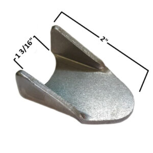 AA-058-C 90 Degree Gusset Tab, No Hole