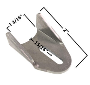 AA-058-F 90 Degree Gusset Tab 1/4" X 1" Slot