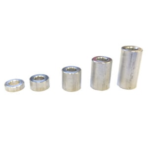 AA-671 Aluminum Spacer Bushing, 1/2" OD, 3/8" ID