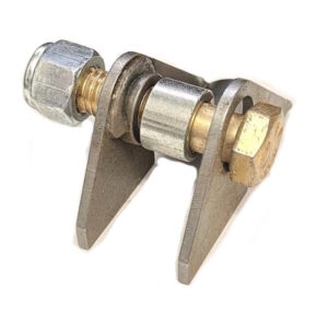 High-quality industrial metal part with bearings and fasteners for manufacturing processes.