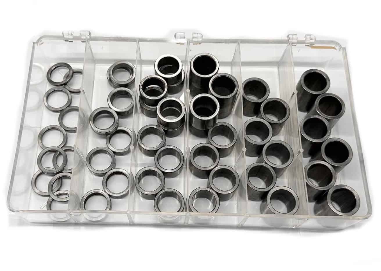 Precision machined metal sleeves for industrial machinery applications.