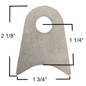 Heavy-duty metal weight with precise measurements for industrial applications.