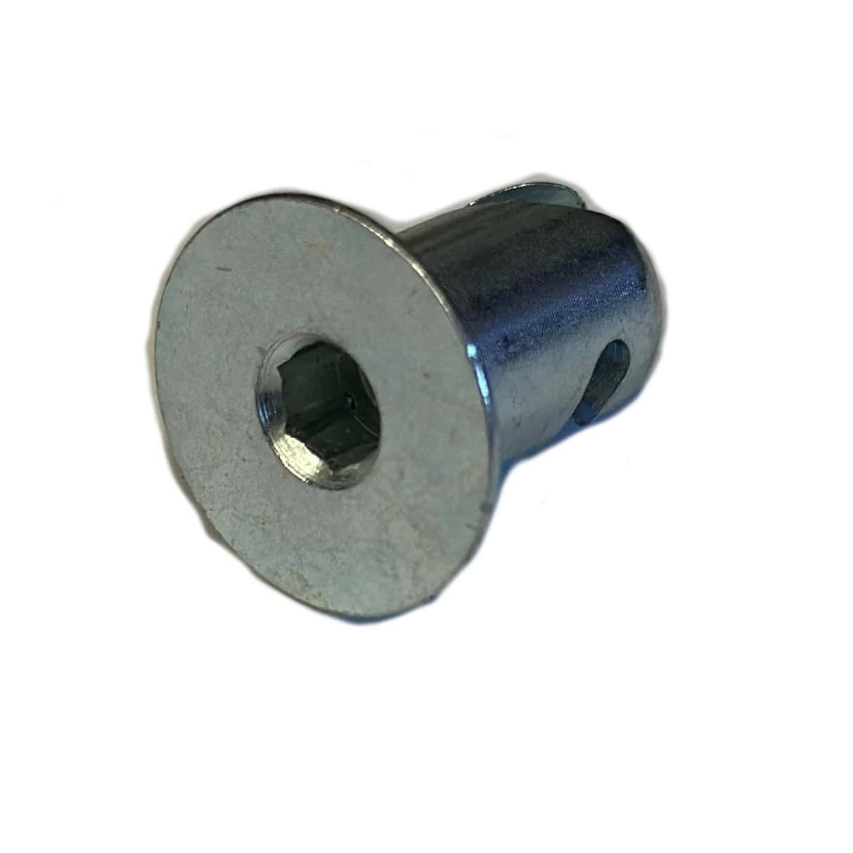 Aluminum CNC machined component with precise cutouts, ideal for industrial machinery parts.