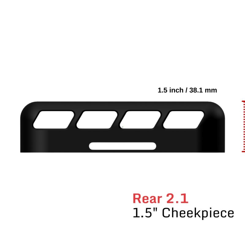 2-INCH REAR CHEEKPIECE