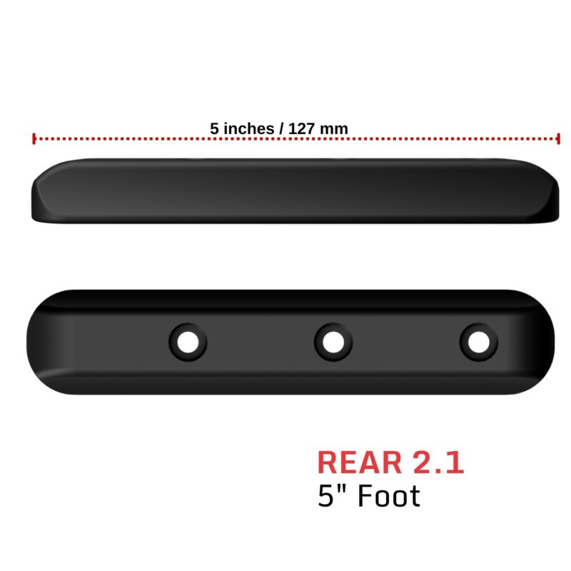 Rear 2.1 - 5" Foot