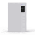 The Aerovex Systems Dual Core Wall Mount Air Purifier is a white, rectangular unit with a ribbed texture, digital display reading “88.8,” control buttons on the upper right, and “aerovex systems” logo above the panel. Read more at Aerovex Systems (aerovexsystems.com)