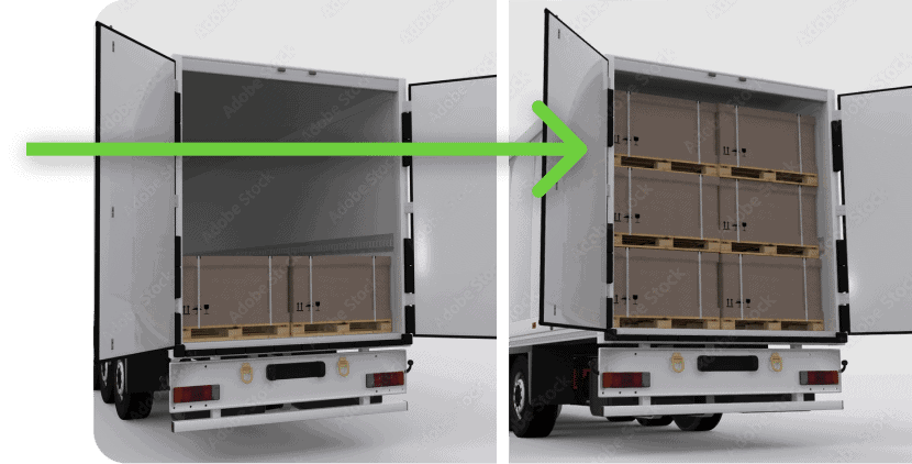 store and consolidate truckloads